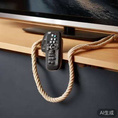 遥控器支架两根绳轻松固定