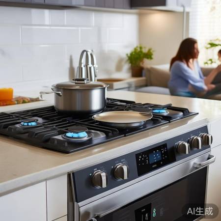 智能燃气灶:感应、远程、安全