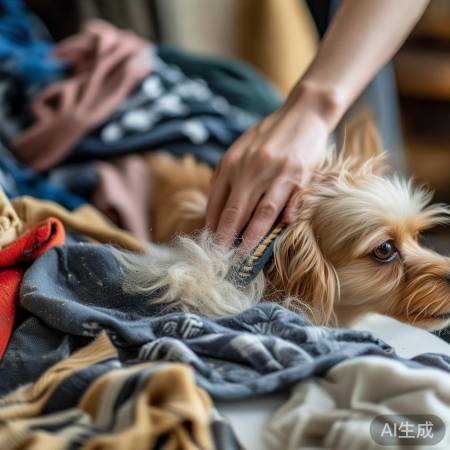“衣服粘毛原因及解决方法”