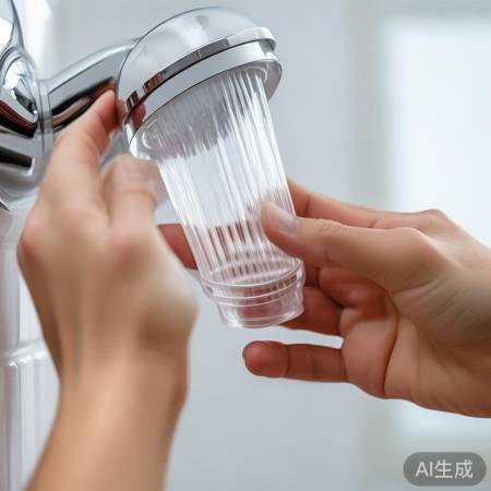 “清洗后,牢固安装滤网”