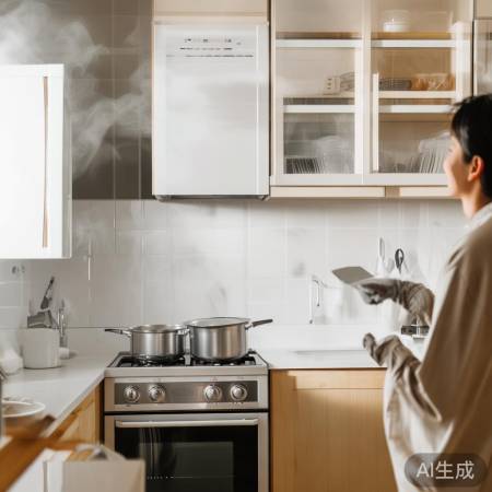 安装油烟机冷凝板，厨房焕然一新