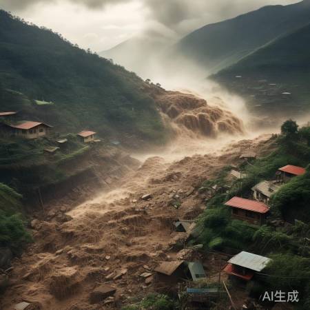 泥石流吞噬尼泊尔,人心惶惶