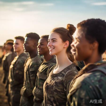 军训心态积极,挑战无惧