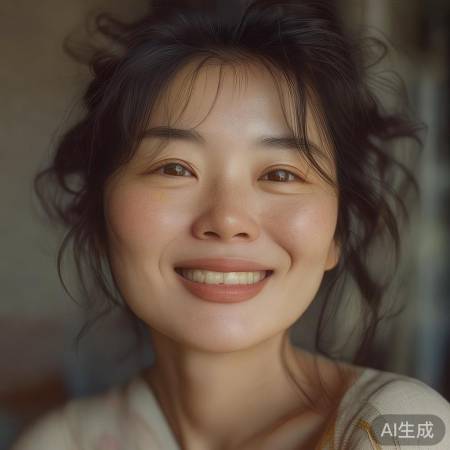 闫妮微醺美，酒窝笑颜佳