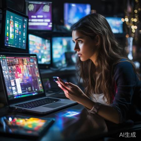 科技发达,眼睛不离屏