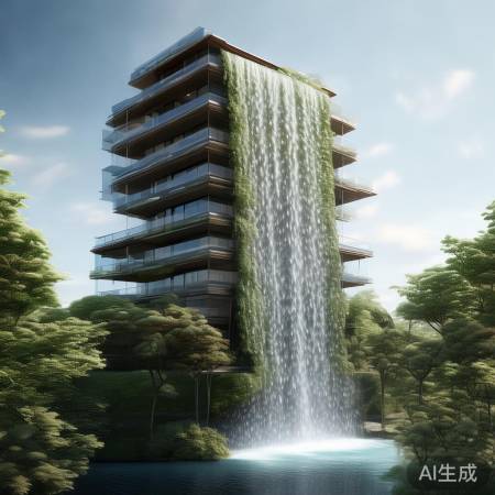 村民自建瀑布楼惊险