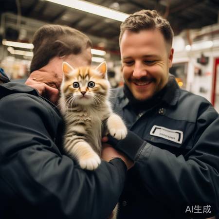 萌猫消防队蹭热度