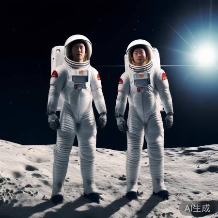 中国航天精英登月